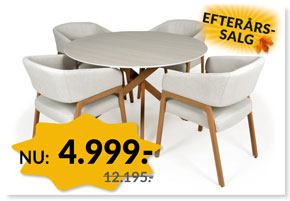 ERNA ELVIRA HAVEMØBELSÆT - EFTERÅRSSALG